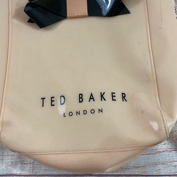 Ted Baker plastic tote carry bag with bow tie accent - OS - Picture 2 of 8